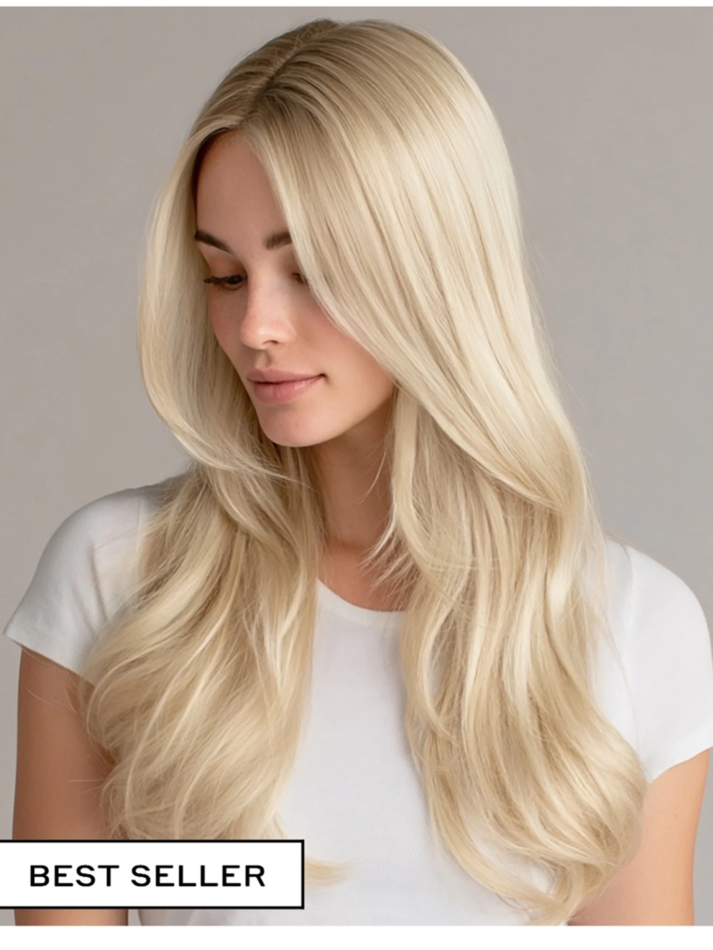 Bellami SILK SEAM CLIP-IN Ash Blonde #60 Natural